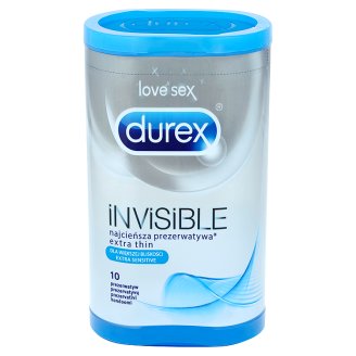 Durex Invisible Prezerwatywy 10 sztuk