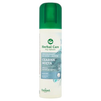Farmona Herbal Care Dezodorant do stóp i butów czarna mięta 150 ml