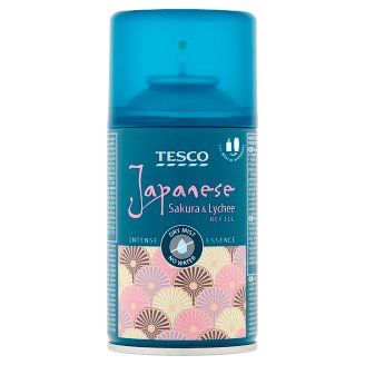 Tesco Japanese Sakura & Lychee Wkład do automatycznego odświeżacza powietrza 250 ml