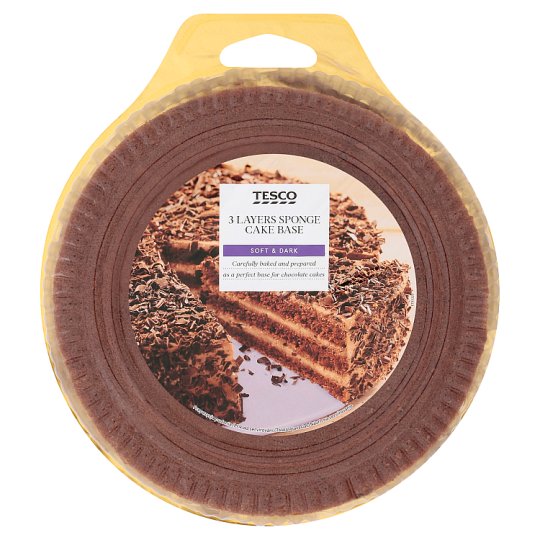 Tesco Spód z ciasta biszkoptowo-tłuszczowego z kakao 400 g
