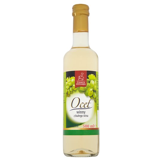 Cook's Kitchen Ocet winny z białego wina 500 ml