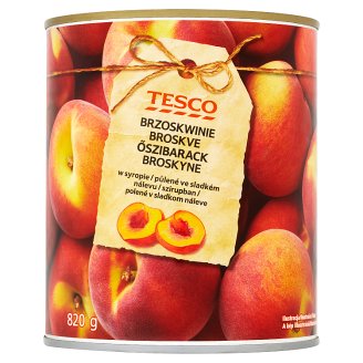 Tesco Brzoskwinie w syropie 820 g