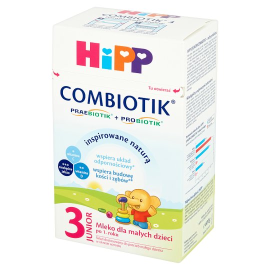 HiPP Junior Combiotik 3 Mleko dla małych dzieci po 1. roku 600 g