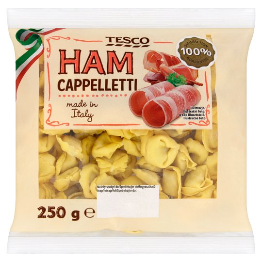 Tesco Pierożki cappelletti z szynką 250 g