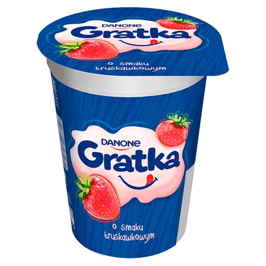 Danone Gratka Deser o smaku truskawkowym 290 g