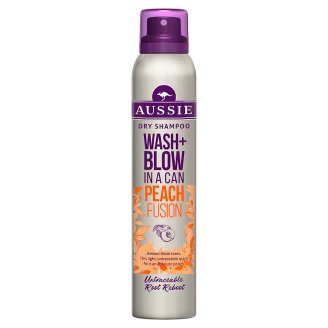 Aussie Wash + Blow Peach Fusion Suchy szampon 180 ml