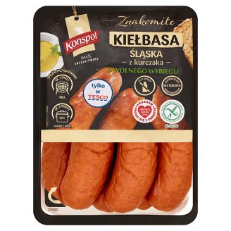 Konspol Kiełbasa śląska z kurczaka z wolnego wybiegu 550 g