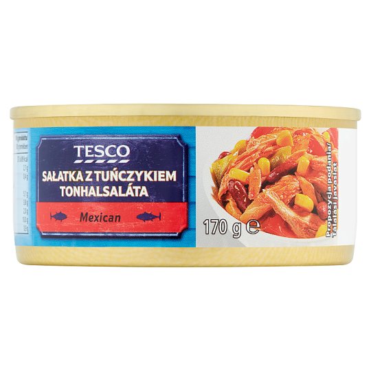 Tesco Mexican Sałatka z tuńczykiem 170 g