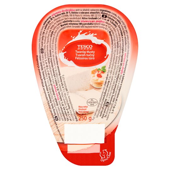 Tesco Twaróg tłusty 250 g