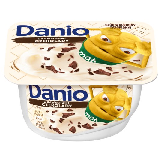 Danone Danio Extra Serek homogenizowany z czekoladą 130 g