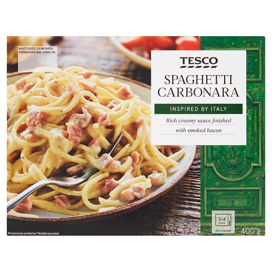 Tesco Makaron spaghetti carbonara 400 g