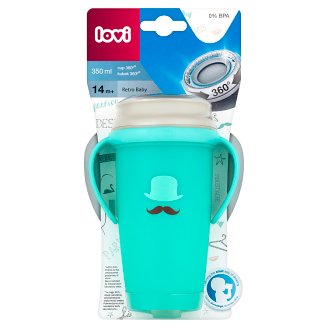 Lovi Kubek 360° Retro Baby active 14 m+ 350 ml