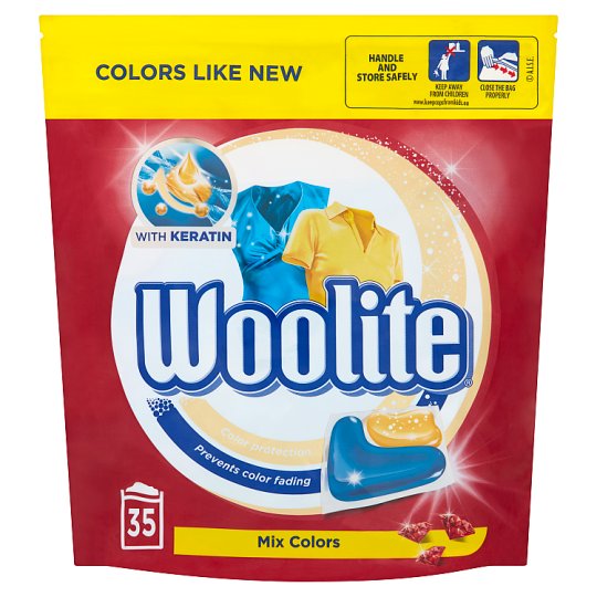 Woolite Mix Colors Kapsułki do prania 770 g (35 x 22 g)