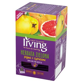 Irving Herbata zielona pigwa z cytrusami 30 g (20 torebek)