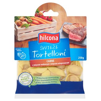 Hilcona Świeże Tortelloni z mięsem wołowym i mięsem wieprzowym 250 g