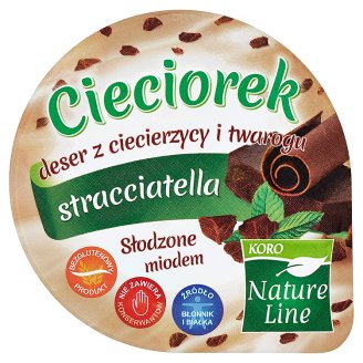 Koro Nature Line Cieciorek deser z ciecierzycy i twarogu Stracciatella 150 g