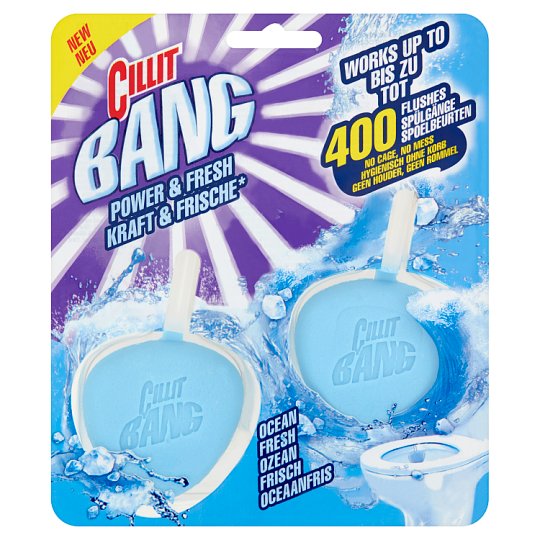 Cillit Bang Kostka do toalet morskie minerały 2 x 40 g