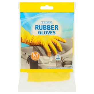 Tesco Rękawice gumowe rozmiar M 1 para