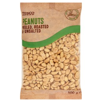 Tesco Orzeszki ziemne blanszowane smażone niesolone 500 g