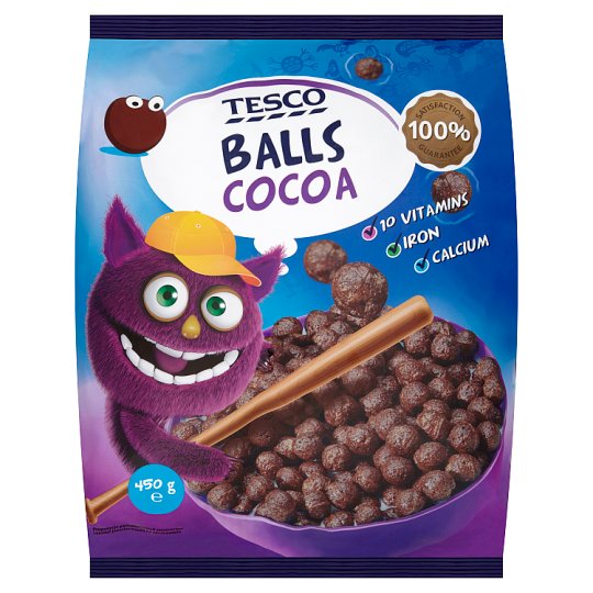 Tesco Zbożowe kuleczki kakaowe 450 g