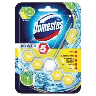 Domestos Power 5 Lime Kostka toaletowa 55 g