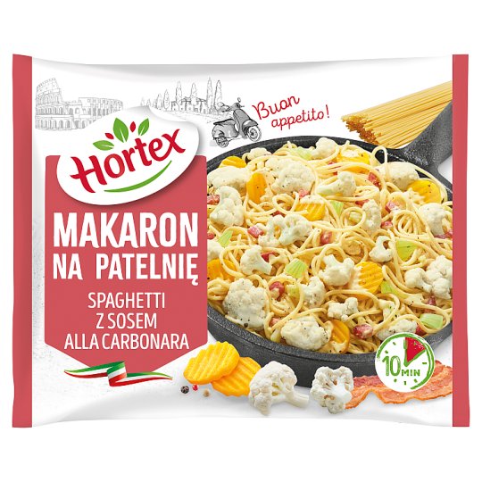 Hortex Makaron na patelnię z sosem alla carbonara 450 g