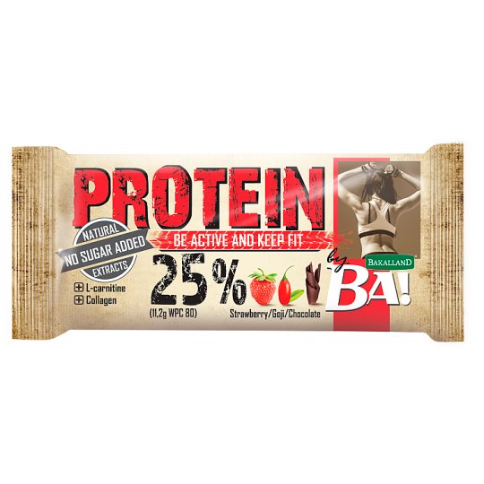 Bakalland Ba! Protein Be Active and Keep Fit Baton proteinowy 45 g
