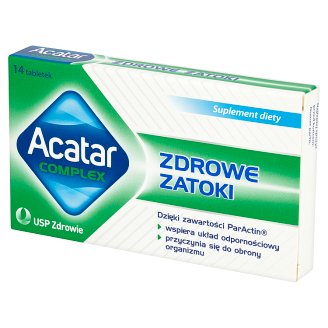 Acatar Complex Zdrowe Zatoki Suplement diety 14 tabletek