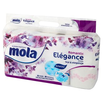 Mola Elégance Kwiat Wiśni Papier toaletowy 8 rolek