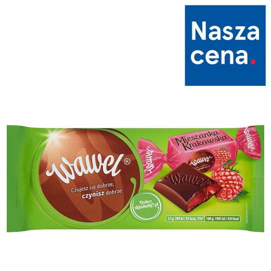 Wawel Mieszanka Krakowska Czekolada nadziewana 105 g