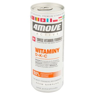 4Move Active Witaminy D+K+C Napój gazowany 250 ml