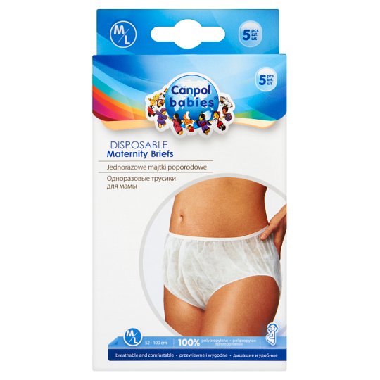 Canpol Babies Majtki jednorazowe poporodowe M/L 5 sztuk