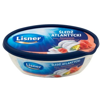 Lisner Śledź w sosie śmietanowym z łososiem 280 g
