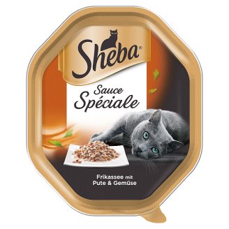 Sheba Sauce Spéciale Frykas indyk z warzywami Karma pełnoporcjowa 85 g