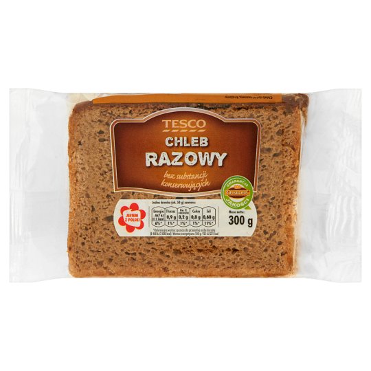Tesco Chleb razowy 300 g