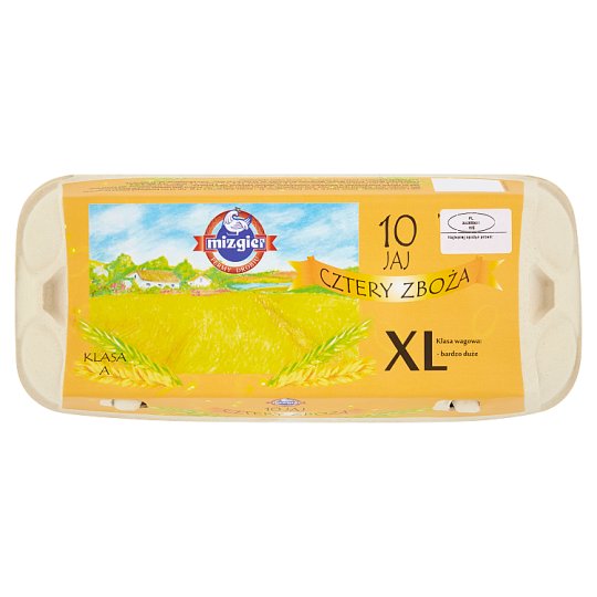 Mizgier Cztery zboża Jaja XL 10 sztuk