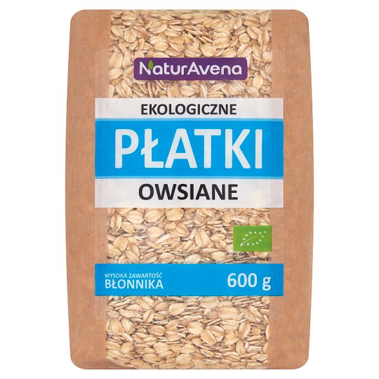 NaturAvena Ekologiczne płatki owsiane 600 g