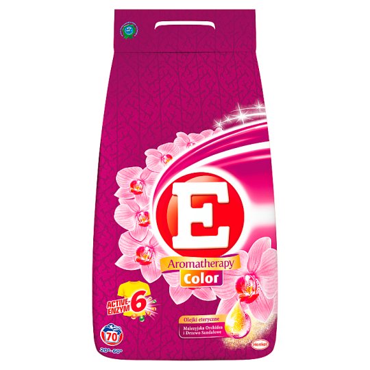 E Aromatherapy Color Proszek do prania malezyjska orchidea i drzewo sandałowe 4,9 kg (70 prań)