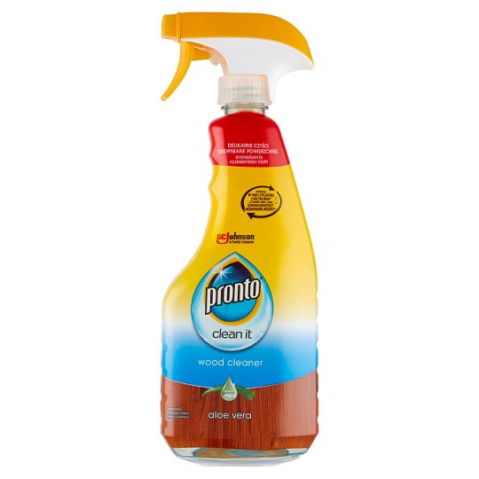 Pronto Aloe Vera Płyn w rozpylaczu do czyszczenia powierzchni drewnianych 500 ml