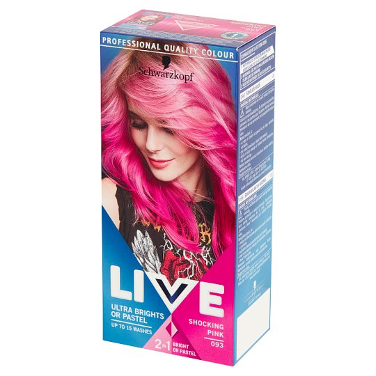 Schwarzkopf Live Ultra Brights or Pastel Farba do włosów Shocking Pink 093