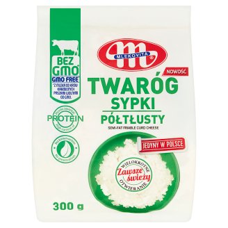 Mlekovita Twaróg sypki półtłusty 300 g
