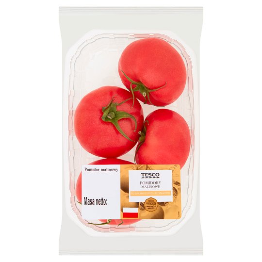 Tesco Pomidory malinowe 500 g