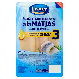Lisner a'la Matjas Delikatne filety śledziowe w oleju 220 g