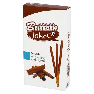 Beskidzkie łakocie Paluszki w mlecznej czekoladzie 50 g