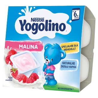 Nestlé Jogolino malina Deserek po 6 miesiącu 400 g (4 sztuki)