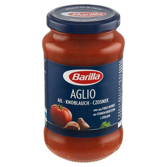 Barilla Aglio Tomato Sauce with Garlic Red Wine and Herbs 400 g