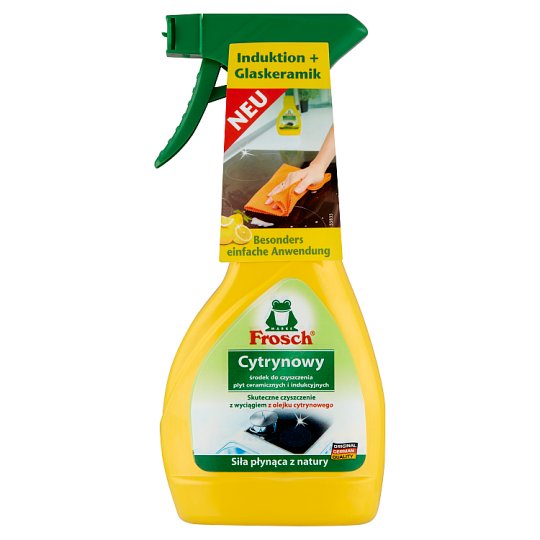 Frosch Środek do czyszczenia płyt ceramicznych i indukcyjnych cytrynowy 300 ml