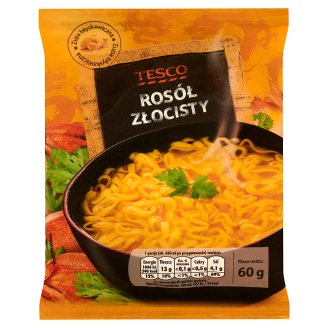 Tesco Rosół złocisty Zupa błyskawiczna 60 g