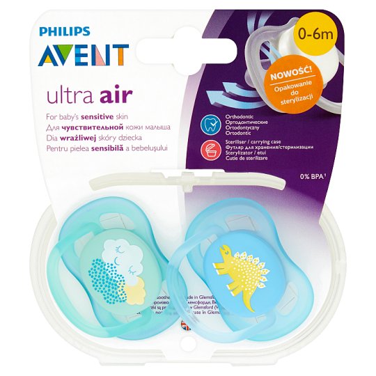 Avent Ultra Air Smoczek 0-6 miesięcy 2 sztuki