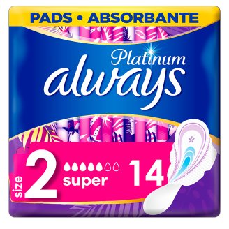 Always Platinum Ultra Long+ Podpaski ze skrzydełkami x 14